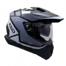 ΚΡΑΝΟΣ FULL FACE FSD 805 ADVENTURE ECE 22.06 ΓΚΡΙ/ΜΑΥΡΟ/ΛΕΥΚΟ