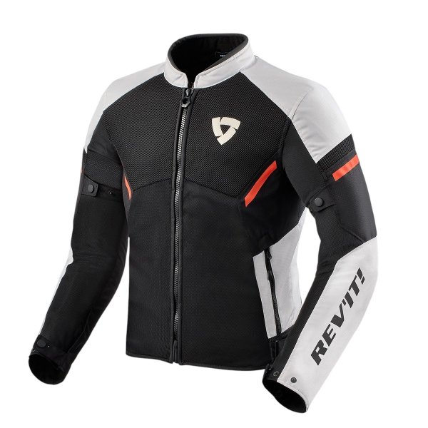 Μπουφάν μηχανής REVIT GT-R AIR 3 3020 Άσπρο-Κόκκινο