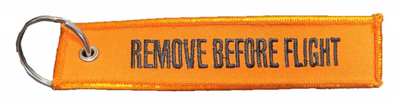 Μπρελόκ Remove Before Flight
