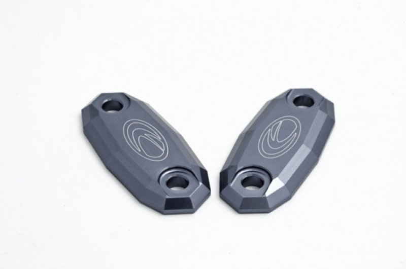 Τάπες καθρέπτη μηχανής Honda CBR ασημί Evotech