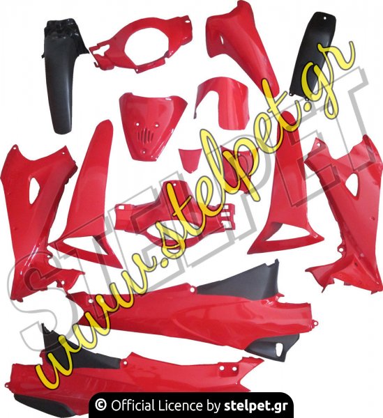 Κοστούμι Honda Innova 125 κόκκινο OOH