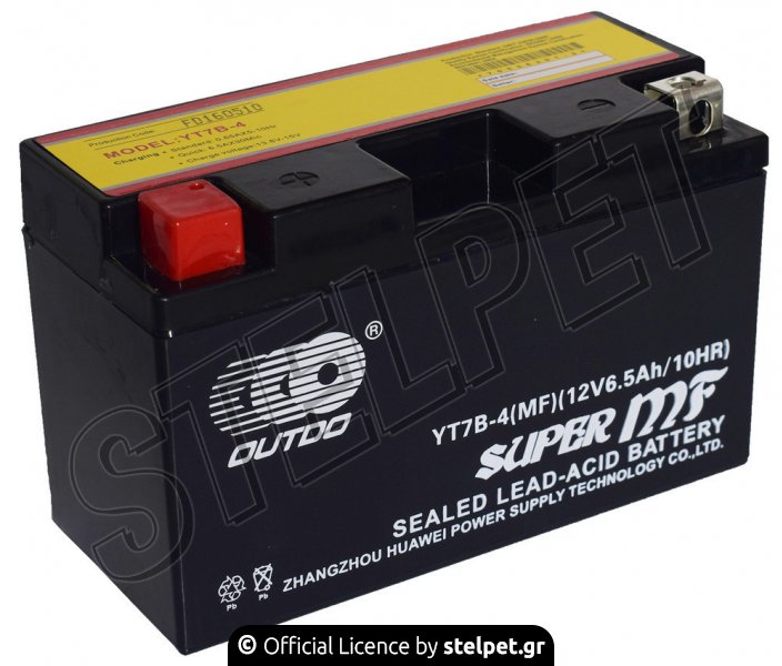 Μπαταρία OUTDO YT7B-4 (MF) 6.5Ah