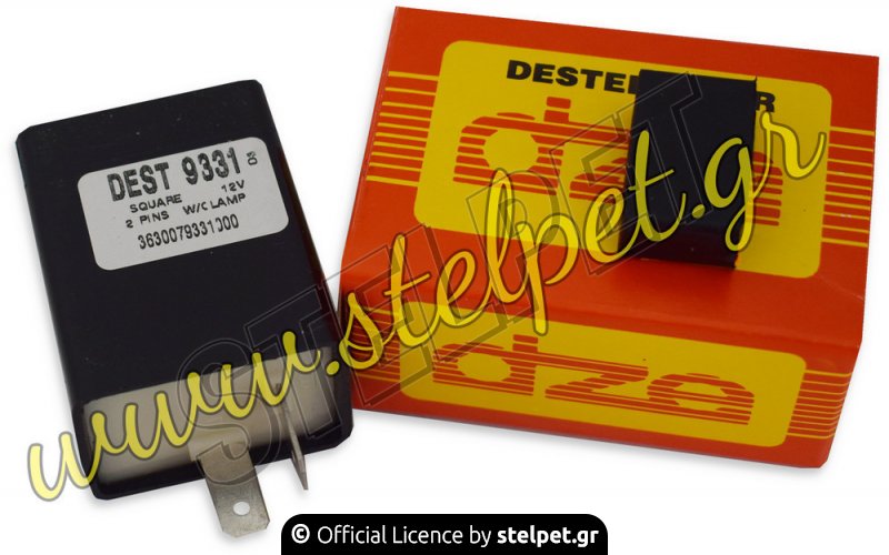 Φλασέρ βομβητής 2 ακίδες 12V τετράγωνος DZE Honda SH 125-150 / Foresight 250 