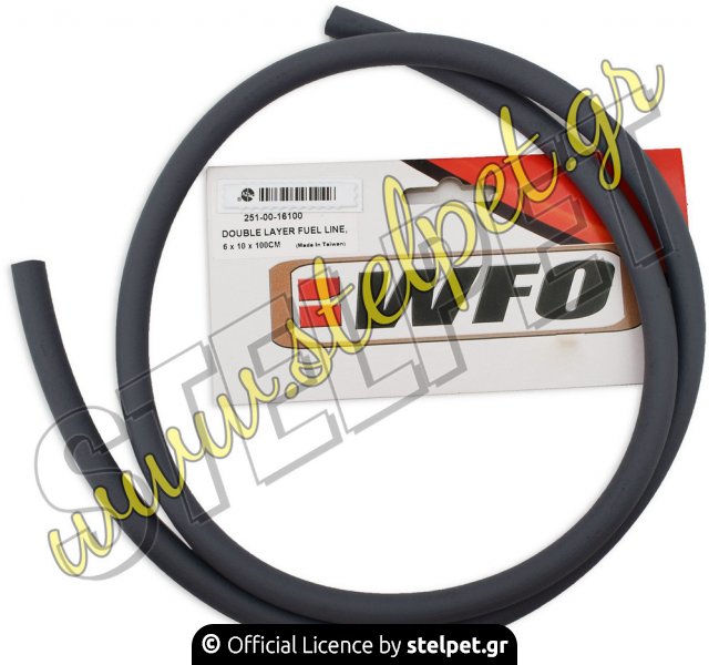 Σωληνάκι βενζίνης WFO 6x10x100 γκρι
