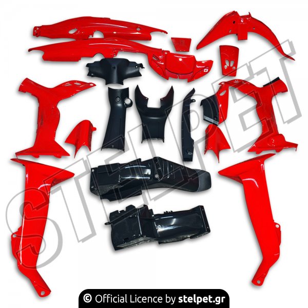 Κοστούμι Yamaha Crypton-R 105 κόκκινο