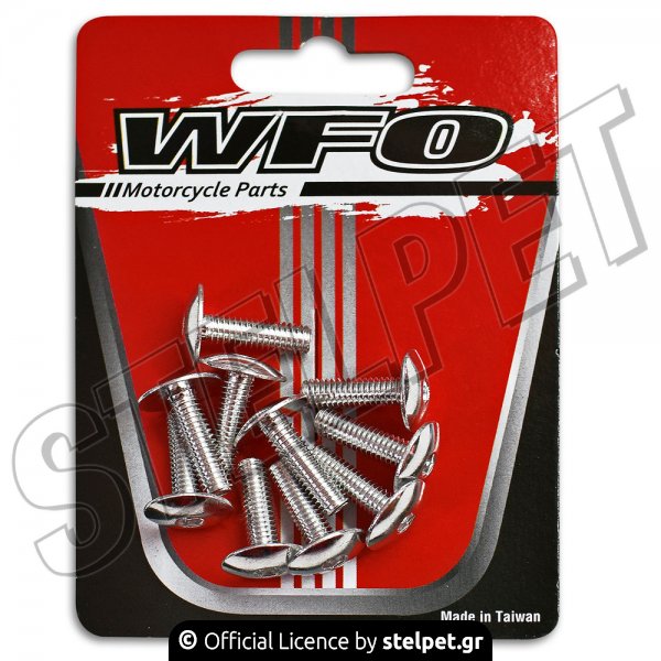 Βίδες σετ 6x20 χρώμιο WFO