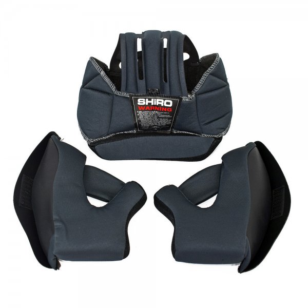 Εσωτερική επένδυση κράνους με μάγουλα Shiro SH338