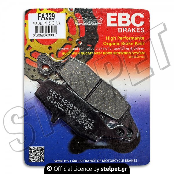 Τακάκια μηχανής FA 229 EBC