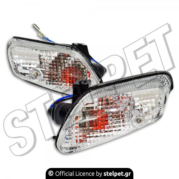 Φλας εμπρός ζευγάρι Yamaha Crypton 105 διάφανο κρύσταλλο HMA