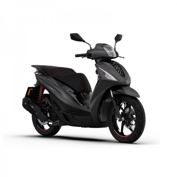 ΜΟΤΟΣΙΚΛΕΤΑ SCOOTER MORBIDELLI SC125LX E5+ L/C ABS TCS ΜΑΥΡΟ  ΜΕ ΣΧΑΡΑ 16''-14''
