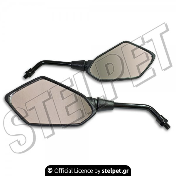 Καθρέπτες ζευγάρι Honda 10mm πολυγωνικοί QY-1108 MHQ