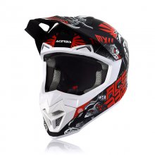 Κράνος MX Acerbis Profile 4 μαύρο/γκρι