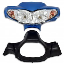 Μάσκα Φανού / Κοντέρ σετ με φανάρι Yamaha Crypton-R 115 μπλε OOH