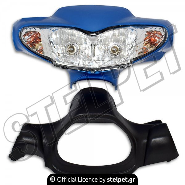 Μάσκα Φανού / Κοντέρ σετ με φανάρι Yamaha Crypton-R 115 μπλε OOH