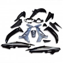 Κοστούμι Yamaha Crypton T110 μαύρο-ασημί