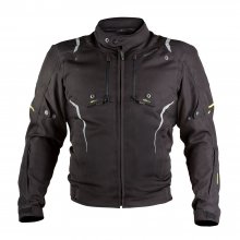 Μπουφάν μηχανής 4 εποχών Nordcode Pantera μαύρο OVESIZE 