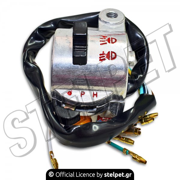 Διακόπτης τιμονιού (σκριπ) αριστερός Honda C50C 12V Shitara