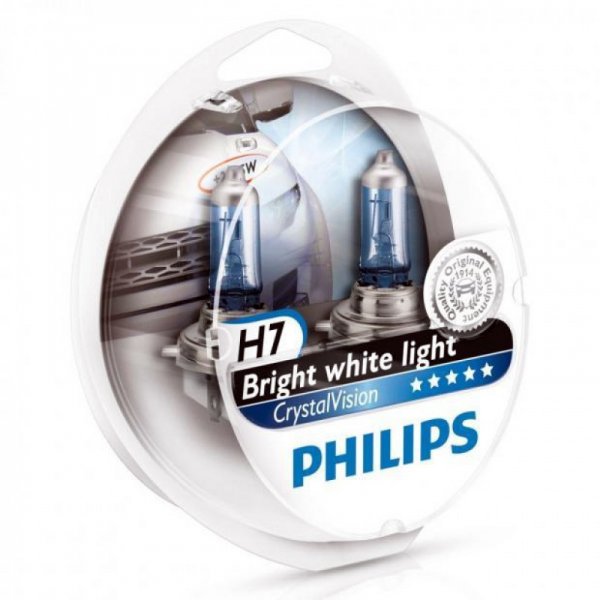 Λάμπα H7 Crystal Vision 12v/55w 12972CVSM Philips