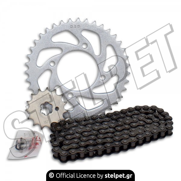 Αλυσιδογράναζα σετ Yamaha Crypton-X 135 428ADx112 DID