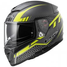 Κράνος LS2 Breaker Split 390.23 Matt Titanium/H-V Yellow