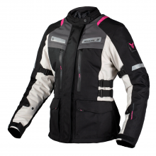 Nordcode Μπουφάν Μηχανής Rhyno EN 17092 Γυναικείο Χειμερινό Μαύρο/Light γκρι