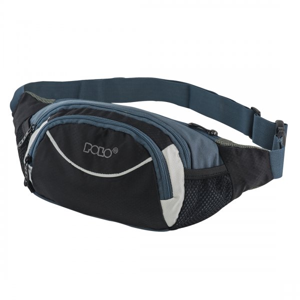 Τσαντάκι μέσης Polo Banana Outrider μαύρο-μπλε 9-08-108