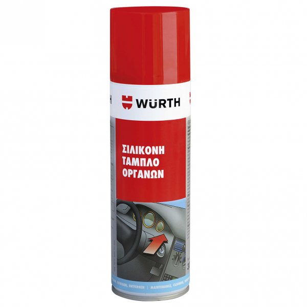 Σπρέυ σιλικόνης ταμπλό οργάνων Wurth 300ml