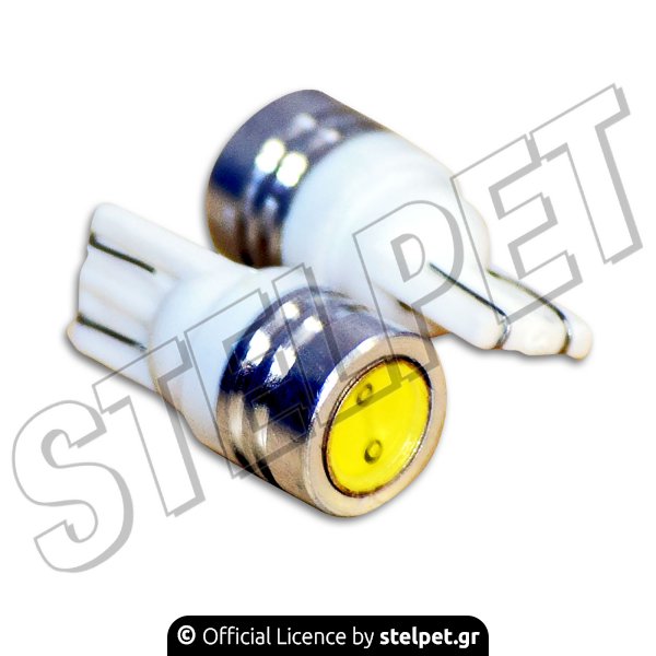 Λάμπες Led ζευγάρι Τ10 high power λευκές YWL