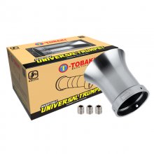 Φιλτροχοάνη καρμπυρατέρ Racing 28/30mm CNC (Ø50MM) TOBAKI σε χρώμα τιτάνιο/γκρι