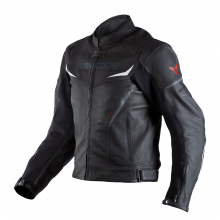 Μπουφάν μηχανής Δερμάτινο STRIKER Μαύρο-Κόκκινο Νοrdcode