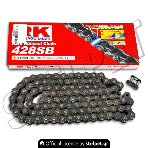 Αλυσίδα κίνησης 428SB x 108L RK