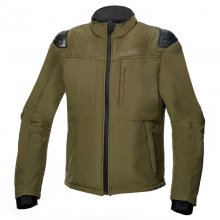 Μπουφάν μηχανής Spyke Softshell Combo πράσινο λαδί