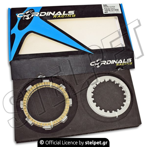 Δίσκοι αμπραγιάζ Yamaha Crypton 105 / 115 με μεταλλικούς δακτυλίους Cardinals