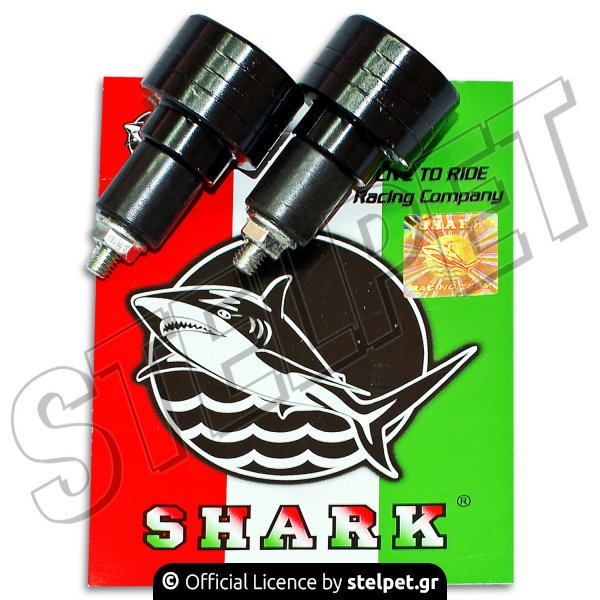 Αντίβαρα τιμονιού Yamaha Crypton-X 135 μαύρα Shark