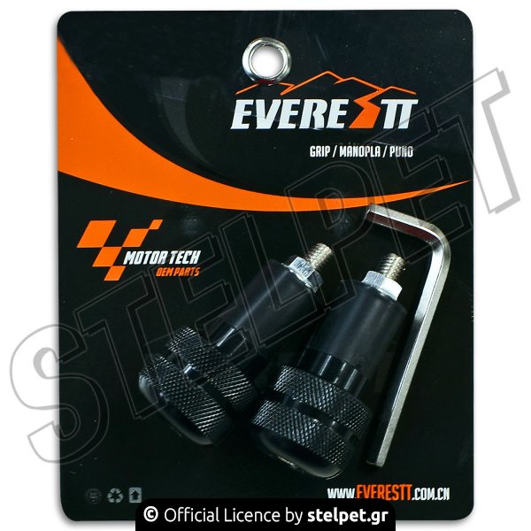 Αντίβαρα τιμονιού Universal 18mm μαύρα Everestt