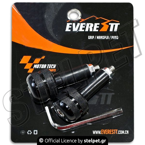 Αντίβαρα τιμονιού Universal 13mm μαύρα Everestt