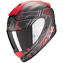 Κράνος Scorpion Exo-1400 Air Spatium mat silver / red