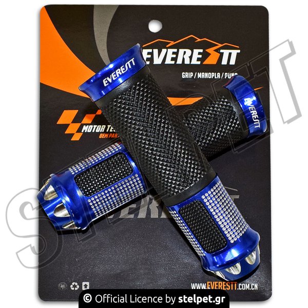 Χειρολαβές τιμονιού XL-285A μπλε Everestt