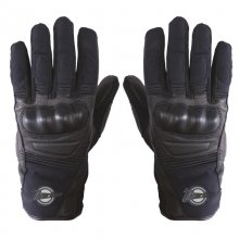 Γάντια μηχανής δερμάτινα Darts Denver μαύρα