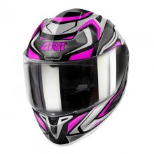 Κράνος Givi 22.06 H50.9 Atomic Mατ Τιτάνιο / Ασημί / Ροζ & PINLOCK & EXTRA ΖΕΛΑΤΙΝΑ