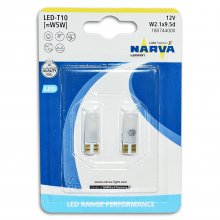 Λάμπες ζευγάρι W5W T10 led Narva