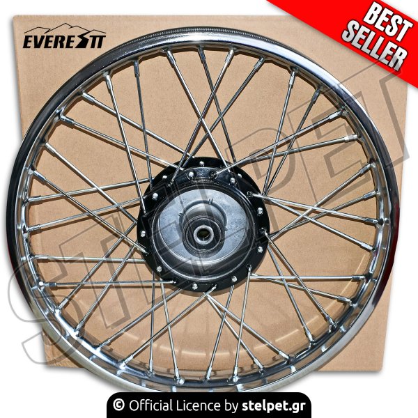 Ζάντα πίσω κομπλέ Kawasaki Kaze-R 115 / Modenas Kriss II 115 Everestt