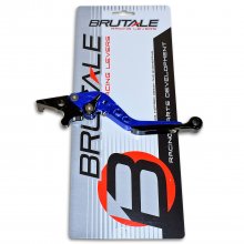 Μανέτα φρένου ρυθμιζόμενη σπαστή Kawasaki Kaze-R 115 / Modenas Kriss II 115 μπλε Brutale 