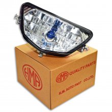 Φανάρι εμπρός διάφανο μπλε Yamaha Z125 OOH