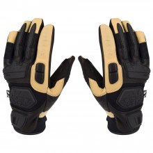 Γάντια μηχανής Bering Segura Tactic μαύρα - μπεζ