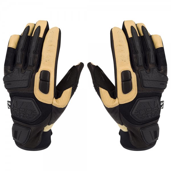 Γάντια μηχανής Bering Segura Tactic μαύρα - μπεζ