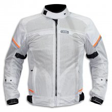 Μπουφάν μηχανής LS2 Riva ανθρακί / γκρι / πορτοκαλί