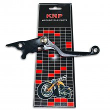 Μανέτα φρένου ρυθμιζόμενη Honda Supra 100 / Yamaha Crypton-X 135 μαύρη KNP