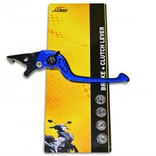 Μανέτα φρένου ρυθμιζόμενη Honda Supra 100 / Yamaha Crypton-X 135 3D μπλε Apido