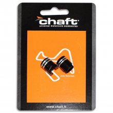 Τάπες βαλβίδας αέρα Chaft IN37 μαύρες